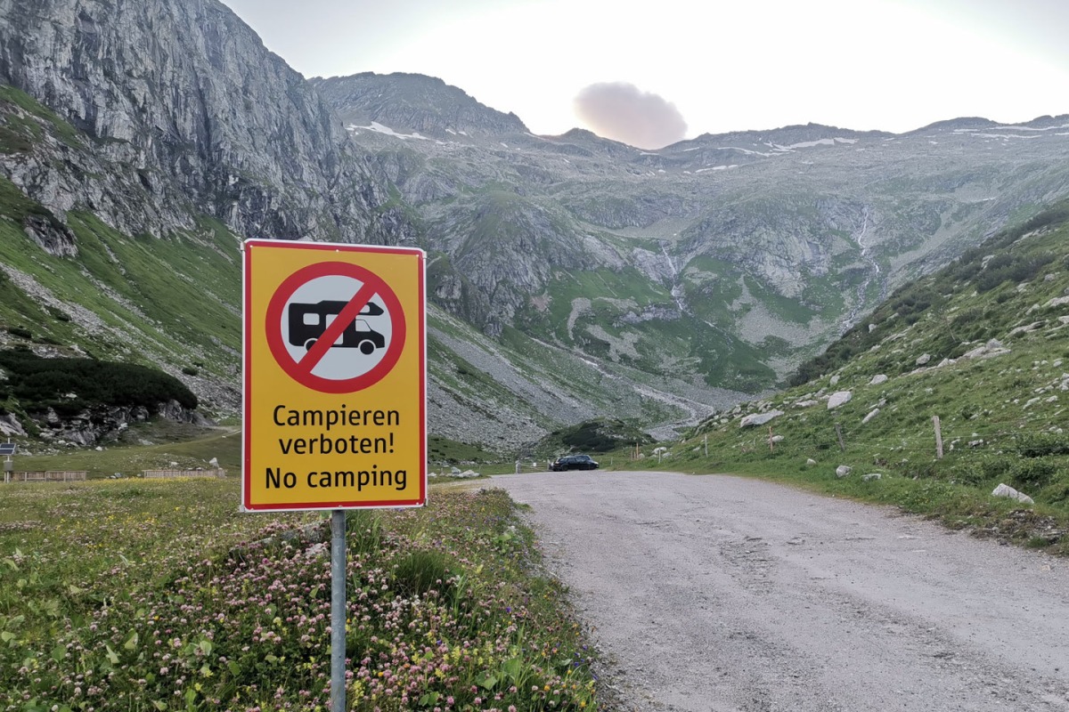 Rakousko: přenocování v obytném autě