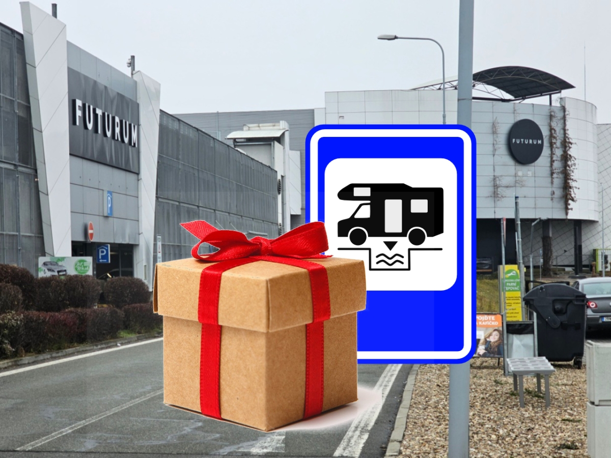 Vánoční dárek pro karavanisty v Brně – servisní místo a stání u obchodního centra Futurum
